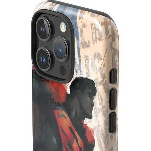 DC Comics Superman Color Sketch iPhone 16 Pro Impact Case